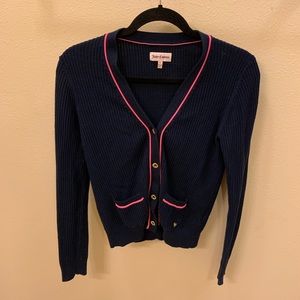 Juicy Couture Girls Size 14 Blue Cardigan Sweater